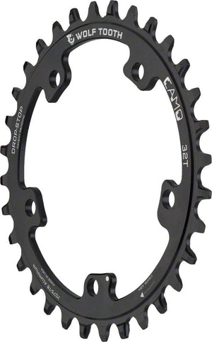 Wolf Tooth Chainrings 32T / A Wolf Tooth CAMO Mount Drop-Stop Aluminum Chainring