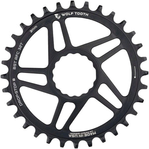 Wolf Tooth Chainrings 32T / B / 3Mm Wolf Tooth Direct Mount Chainring - RaceFace/Easton CINCH Direct Mount, Black