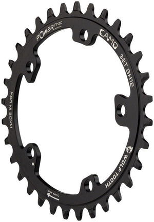 Wolf Tooth Chainrings 32T Wolf Tooth CAMO Aluminum Elliptical Chainring - Hyperglide+