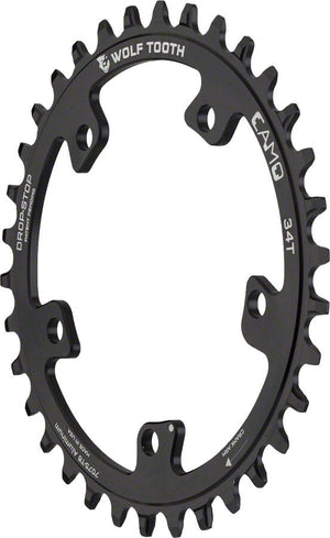 Wolf Tooth Chainrings 34T / A Wolf Tooth CAMO Mount Drop-Stop Aluminum Chainring