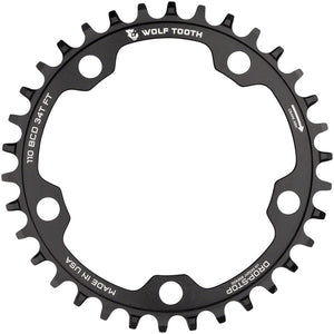 Wolf Tooth Chainrings 34T Wolf Tooth 110 BCD Cyclocross Road Chainring