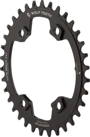 Wolf Tooth Chainrings 34T Wolf Tooth Elliptical 96 BCD Chainring - Shimano XT/SLX Cranks