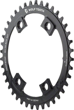Wolf Tooth Chainrings 38T Wolf Tooth Shimano 110 Asymmetric BCD Chainring