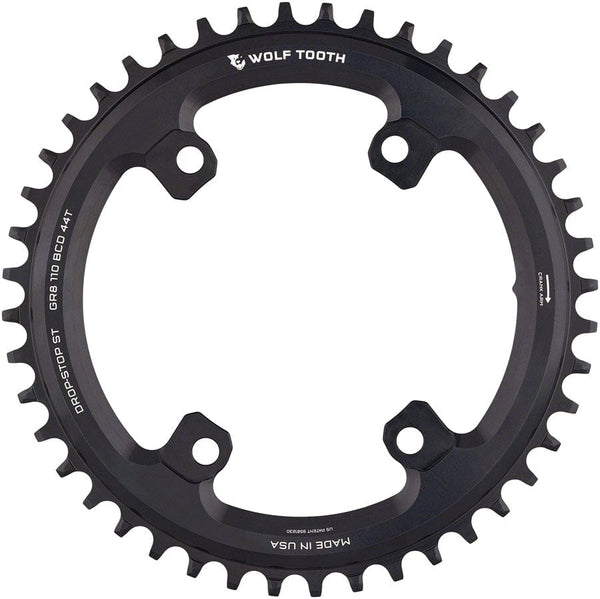 Wolf Tooth Chainrings 44T Wolf Tooth Shimano 110 Asymmetric BCD Chainring - Shimano GRX