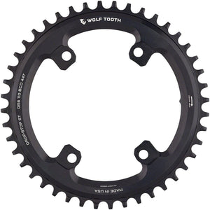 Wolf Tooth Chainrings 44T Wolf Tooth Shimano 110 Asymmetric BCD Chainring - Shimano GRX