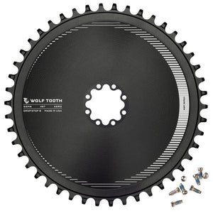 Wolf Tooth Chainrings 46T Wolf Tooth Aero 8-Bolt Drop-Stop B Road Chainring