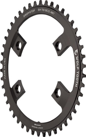 Wolf Tooth Chainrings 46T Wolf Tooth Shimano 110 Asymmetric BCD Chainring