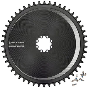Wolf Tooth Chainrings 50T Wolf Tooth Aero 8-Bolt Drop-Stop B Road Chainring