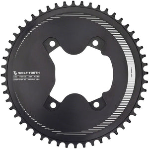 Wolf Tooth Chainrings 52T Wolf Tooth Aero 110 Asymmetric BCD Chainring - Shimano GRX 800