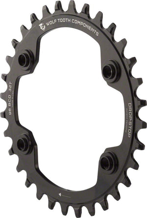 Wolf Tooth Chainrings Standard / 30T Wolf Tooth 96 BCD Chainring - 4-Bolt Drop-Stop For Shimano XTR M9000 M9020 Cranks