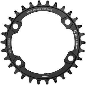 Wolf Tooth Chainrings Wolf Tooth 96 BCD Chainring - 32t 96 Asym BCD 4-Bolt Drop-Stop ST For Shimano M8000/M7000 Cranks Requires 12-Speed HG+ Chain BLK