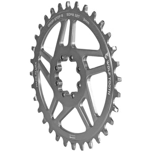Wolf Tooth Chainrings Wolf Tooth Components 8-Bolt Direct Mount Ring (3mm Offset) 32T Silver