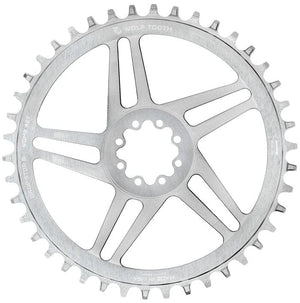 Wolf Tooth Chainrings Wolf Tooth Components 8-Bolt Road/Gravel Chainring (Flat Top) 42T Silver