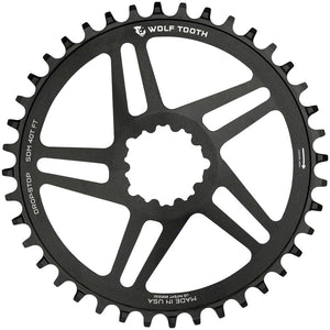 Wolf Tooth Chainrings Wolf Tooth Direct Mount Chainring - 40t SRAM Direct Mount For SRAM 3-Bolt 6mm Offset Drop-Stop B Flattop Compatible BLK