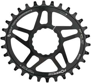 Wolf Tooth Chainrings Wolf Tooth Elliptical Direct Mount Chainring - 30t RaceFace/Easton CINCH Direct Mount Drop-Stop B For Boost Cranks 3mm Offset BLK
