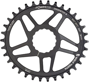Wolf Tooth Chainrings Wolf Tooth Elliptical Direct Mount Chainring - 34t RaceFace/Easton CINCH Direct Mount Drop-Stop B For Boost Cranks 3mm Offset BLK