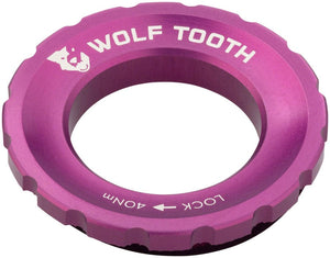 Wolf Tooth Disc Rotor Purple Wolf Tooth CenterLock Rotor Lockring