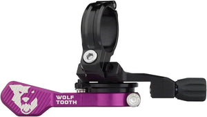 Wolf Tooth Dropper Seatpost Remote Wolf Tooth ReMote Pro Dropper Post Lever - 22.2mm Clamp Ultraviolet Purple