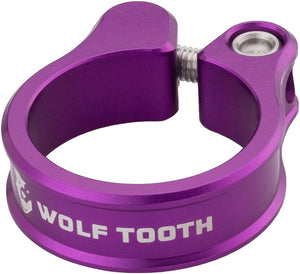 Wolf Tooth Exclude Wolf Tooth Seatpost Clamp - 36.4mm Bolt-On Ultraviolet Purple
