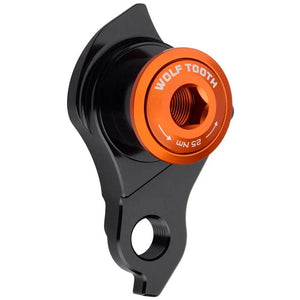 Wolf Tooth Frame Hangers & Parts Wolf Tooth Components Universal Derailleur Hanger (UDH) Orange