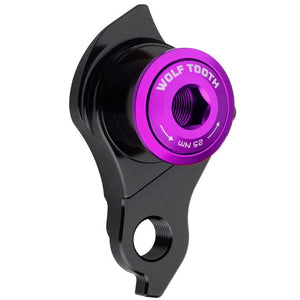 Wolf Tooth Frame Hangers & Parts Wolf Tooth Components Universal Derailleur Hanger (UDH) Ultraviolet Purple