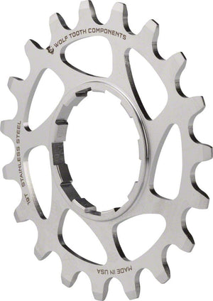 Wolf Tooth Freehubs 19T Wolf Tooth Single Speed Stainless Steel Cog - Compatible 3/32" Chains