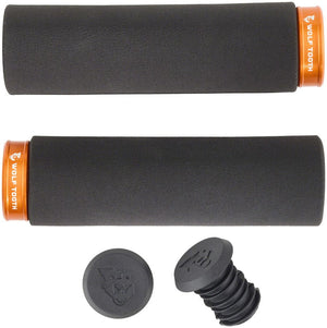 Wolf Tooth Grips Black/Orange Wolf Tooth Fat Paw Lock-on Grips