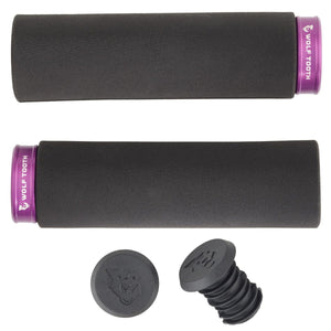 Wolf Tooth Grips Black/Purple Wolf Tooth Fat Paw Lock-on Grips