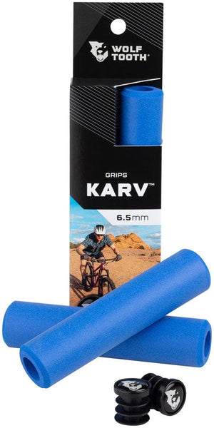 Wolf Tooth Grips Blue Wolf Tooth Karv Grips