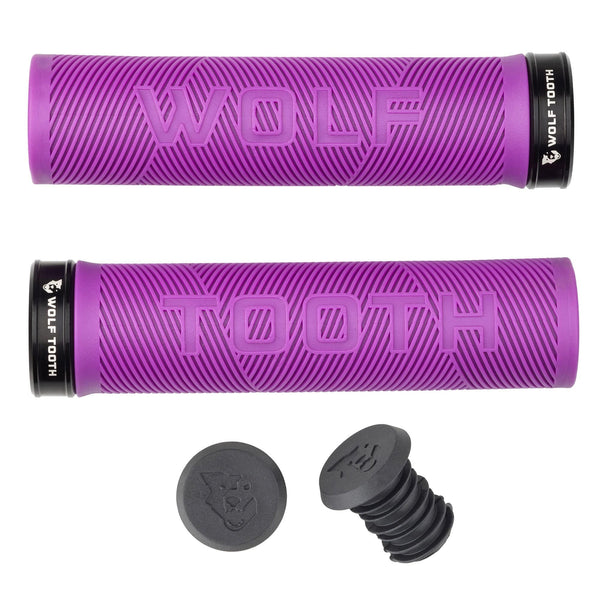 Wolf Tooth Grips Purple Wolf Tooth Echo Lock-on Grips