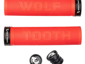 Wolf Tooth Grips Orange Wolf Tooth Echo Lock-on Grips