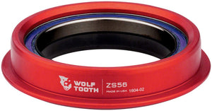 Wolf Tooth Headset Lower Red Wolf Tooth Performance Headset - ZS56/40 Lower