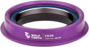 Wolf Tooth Headset Lower Ultraviolet Purple Wolf Tooth Performance Headset - ZS56/40 Lower