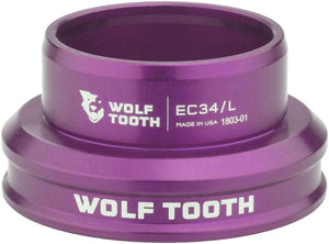 Wolf Tooth Headset Lower Wolf Tooth Performance Headset - EC34/30 Lower Ultraviolet Purple