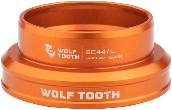 Wolf Tooth Headset Lower Wolf Tooth Performance Headset - EC44/40 Lower Orange