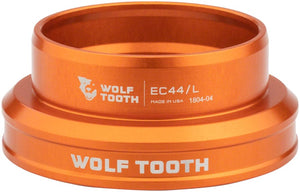 Wolf Tooth Headset Lower Wolf Tooth Performance Headset - EC44/40 Lower Orange