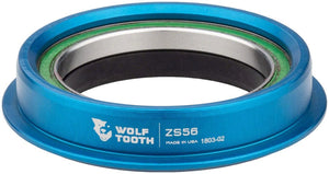 Wolf Tooth Headset Lower Wolf Tooth Premium Headset - ZS56/40 Lower Blue