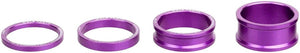 Wolf Tooth Headset Spacers Ultraviolet Purple Wolf Tooth Precision Headset Spacers - 3/5/10/15mm