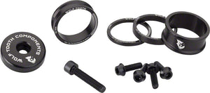 Wolf Tooth Headset Spacers Wolf Tooth BlingKit: Headset Spacer Kit 3 510 15mm Black
