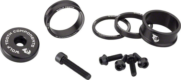 Wolf Tooth Headset Spacers Wolf Tooth BlingKit: Headset Spacer Kit 3 510 15mm Black