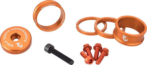 Wolf Tooth Headset Spacers Wolf Tooth BlingKit: Headset Spacer Kit 3 510 15mm Orange
