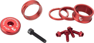 Wolf Tooth Headset Spacers Wolf Tooth BlingKit: Headset Spacer Kit 3 510 15mm Red