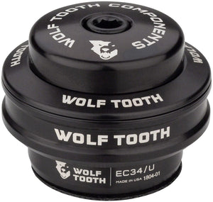 Wolf Tooth Headset Upper Wolf Tooth Performance Headset - EC34/28.6 Upper 16mm Stack Black