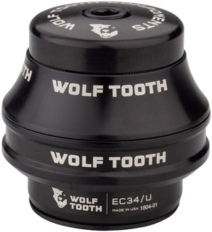 Wolf Tooth Headset Upper Wolf Tooth Premium Headset - EC34/28.6 Upper 25mm Stack Black