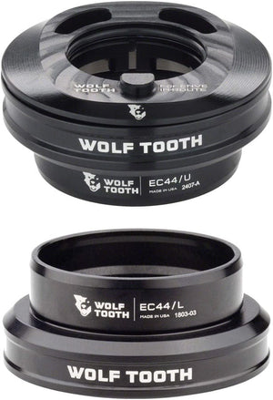 Wolf Tooth Headsets Black Wolf Tooth Premium Internal Headset - EC44 Upper / EC44 Lower For Enve In-Route System Only