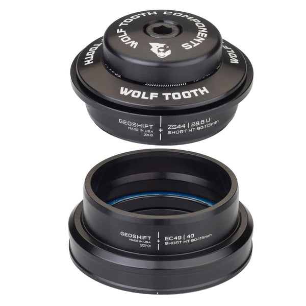 Wolf Tooth Headsets Wolf Tooth Components GeoShift HS ZS44 Upper/EC49 Lower (Perf) Long