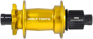Wolf Tooth Hubs Wolf Tooth Mountain Rear Hub - 12 x 148mm 6-Bolt Microspline Innerdrive Ratchet 60 Gold J-Bend 32H