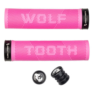 Wolf Tooth Lock-On Grips Pink/Black Wolf Tooth Components Echo Lock-on Grips