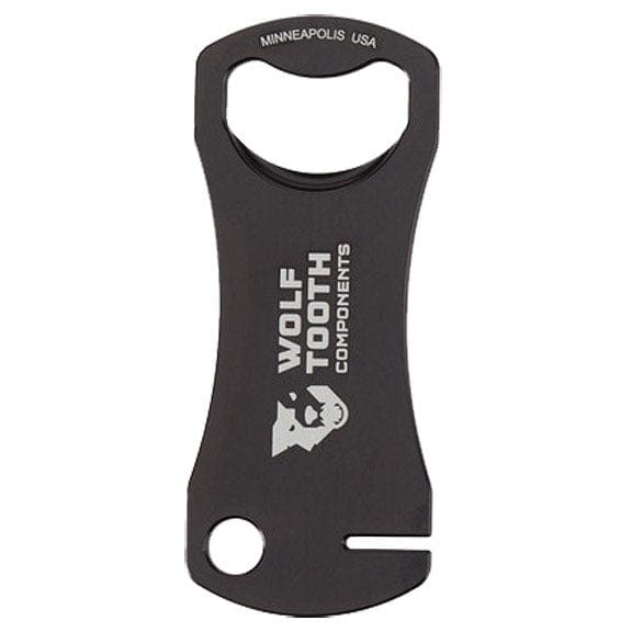 Wolf Tooth Multi Tools Black Wolf Tooth Components Bottle Opener and Rotor Truing Tool