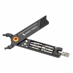 Wolf Tooth Multi Tools Wolf Tooth Components 8-Bit Pack Pliers Black/Orange